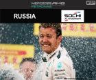 Нико Росберг отпраздновал свою четвертую победу в этом сезоне в Гран-при России 2016